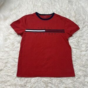 Vintage 90s Tommy Hilfiger Logo Men’s Short Sleeve Crewneck T-shirt Size Small